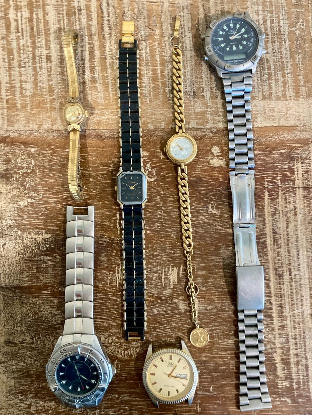 Broken Watches Bundle 6 Watches - Men’s & Women’s Mixed Brands